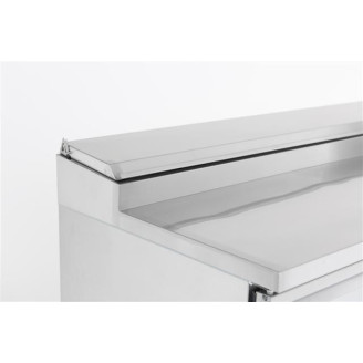Combisteel Saladette 3 deurs, RVS