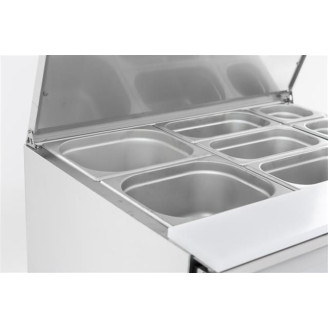 Combisteel Saladette 2 deuren 2.5x 1/1 GN pan