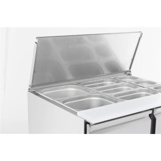 Combisteel Saladette 2 deuren 2.5x 1/1 GN pan
