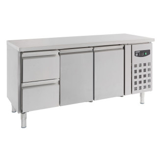 Combisteel 700 koelwerkbank 2drs 2 laden 282 Liter