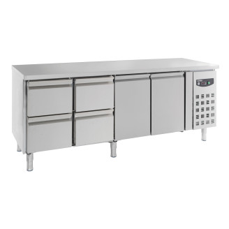 Combisteel 700 koelwerkbank 2drs 4 laden 553 Liter