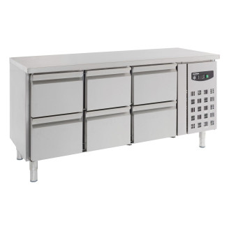 Combisteel 700 koelwerkbank 6 laden 417 liter