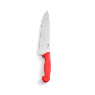 Hendi Koksmes 240 mm - rood PP heft