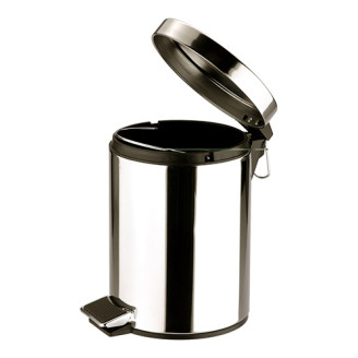 Pedaal emmer 5 liter RVS