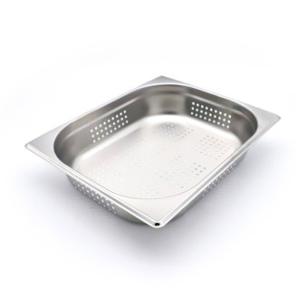 Maxima Gastronorm Bak - 1/2 GN - 6,5 cm Diep - RVS - Geperforeerd
