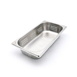 Maxima Gastronorm Bak - 1/3 GN - 6,5 cm Diep - RVS - Geperforeerd