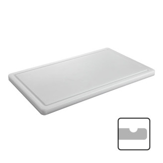 CaterChef Snijblad Polyethyleen Wit Geul 400x250x20 mm