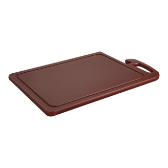 CaterChef snijblad polyethyleen met greep bruin 450x300x15 mm