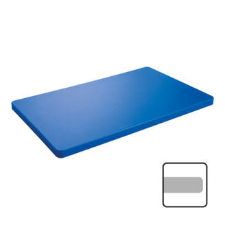 CaterChef snijblad polyethyleen blauw glad 600x350x20 mm