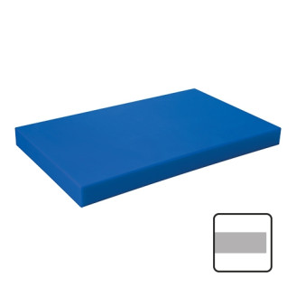 CaterChef snijblad polyethyleen blauw glad 600x330x40 mm