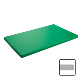 CaterChef snijblad polyethyleen groen glad 600x350x20 mm