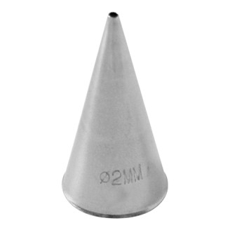 EMGA RVS spuitje glad &Oslash;2 mm