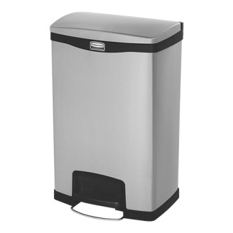 Rubbermaid pedaalafvalbak 90L RVS