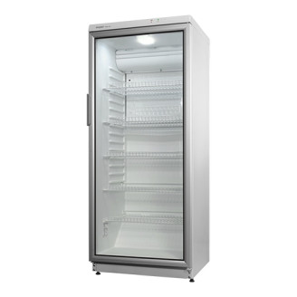 Exquisit koelkast glasdeur - 290 liter, wit