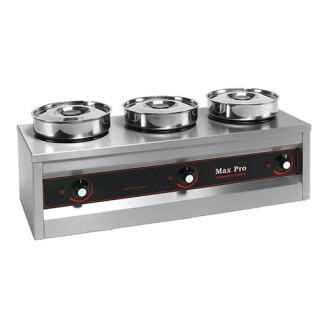 MaxPro foodwarmer - 3 pannen