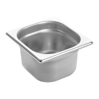 RVS gastronorm bak 1/6 GN - 100 mm