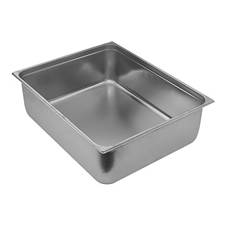 RVS gastronorm bak 2/1 GN - 150 mm