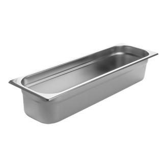 RVS gastronorm bak 2/4 GN - 100 mm