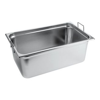 RVS gastronorm bak met greep 1/1GN - 200 mm