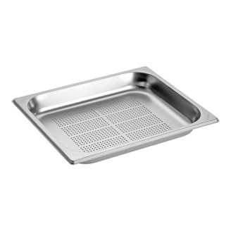 RVS gastronorm bak geperforeerd 1/2 GN - 40 mm