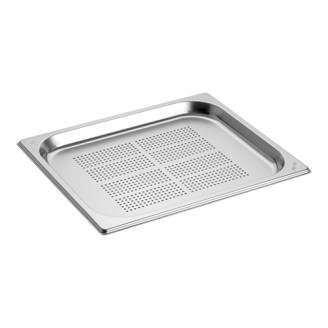 RVS gastronorm bak geperforeerd 1/2 GN - 20 mm