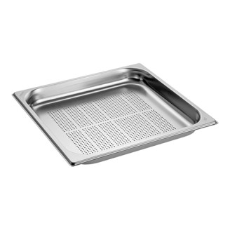 RVS gastronorm bak geperforeerd 2/3 GN - 40 mm