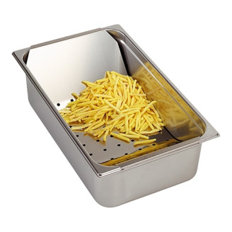 EMGA frites uitschepbak 1/1 GN H: 15 + rooster