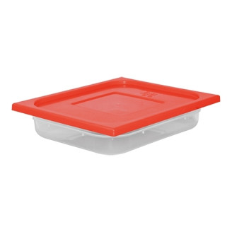 CaterChef voedseldoos Rood 4,0 liter 1/2 GN