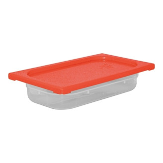 CaterChef voedseldoos Rood 2,5 liter 1/3 GN