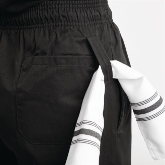 Whites Easyfit Teflon unisex koksbroek zwart