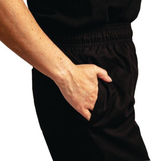 Whites Easyfit Teflon unisex koksbroek zwart