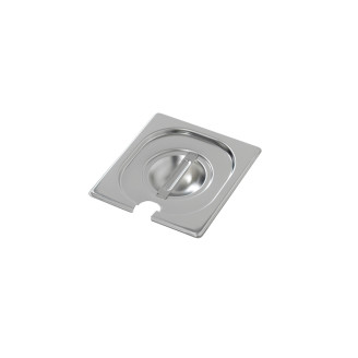 Bartscher deksel 1/6 GN met lepeluitsparing