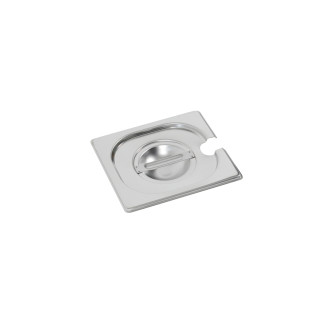 Bartscher deksel 1/6 GN met lepeluitsparing