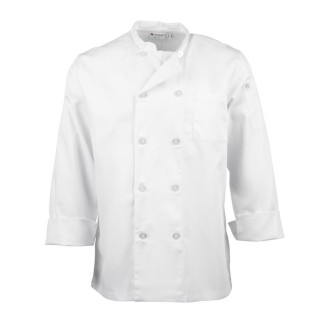 Chef Works Le Mans unisex koksbuis wit - Maat S