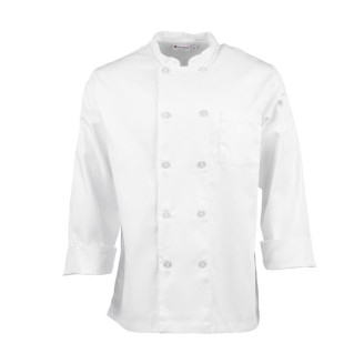 Chef Works Le Mans unisex koksbuis wit - Maat S