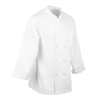 Chef Works Le Mans unisex koksbuis wit - Maat S