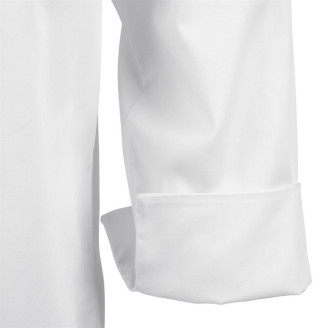 Chef Works Le Mans unisex koksbuis wit - Maat S