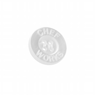 Chef Works Le Mans unisex koksbuis wit - Maat S