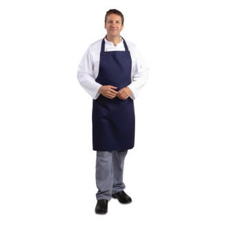 Whites halterschort donkerblauw