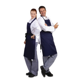 Whites halterschort donkerblauw