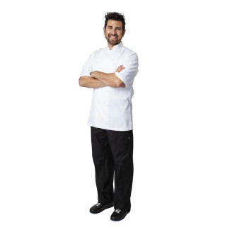 Chef Works Capri koksbuis wit - Maat 56
