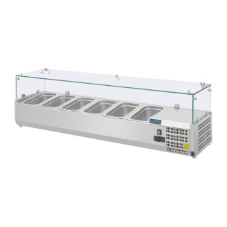 Polar G-serie koelvitrine 6x GN 1/4 - AB090