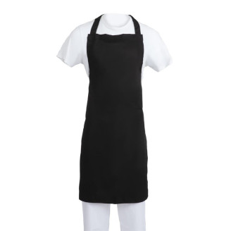 Whites halterschort polyester-katoen zwart XL