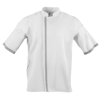 Whites Southside unisex koksbuis korte mouw wit