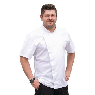 Chef Works Cannes koksjack met korte mouwen - Maat XL