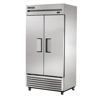 True 2-deurs koeling RVS 991 liter
