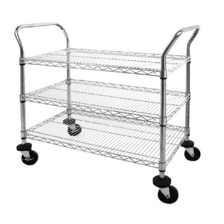 Vogue serveerwagen 3 bladen - 910x457x960 mm