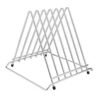 Hygiplas set van 6 HDPE snijplanken met rek (h)x455(b)x305(d)mm