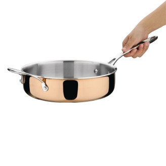 Vogue Triwall koperen sauteuse 24cm