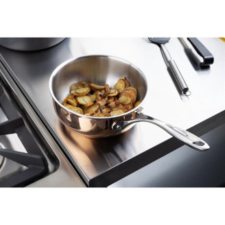 Vogue Triwall koperen sauteuse conisch 20cm